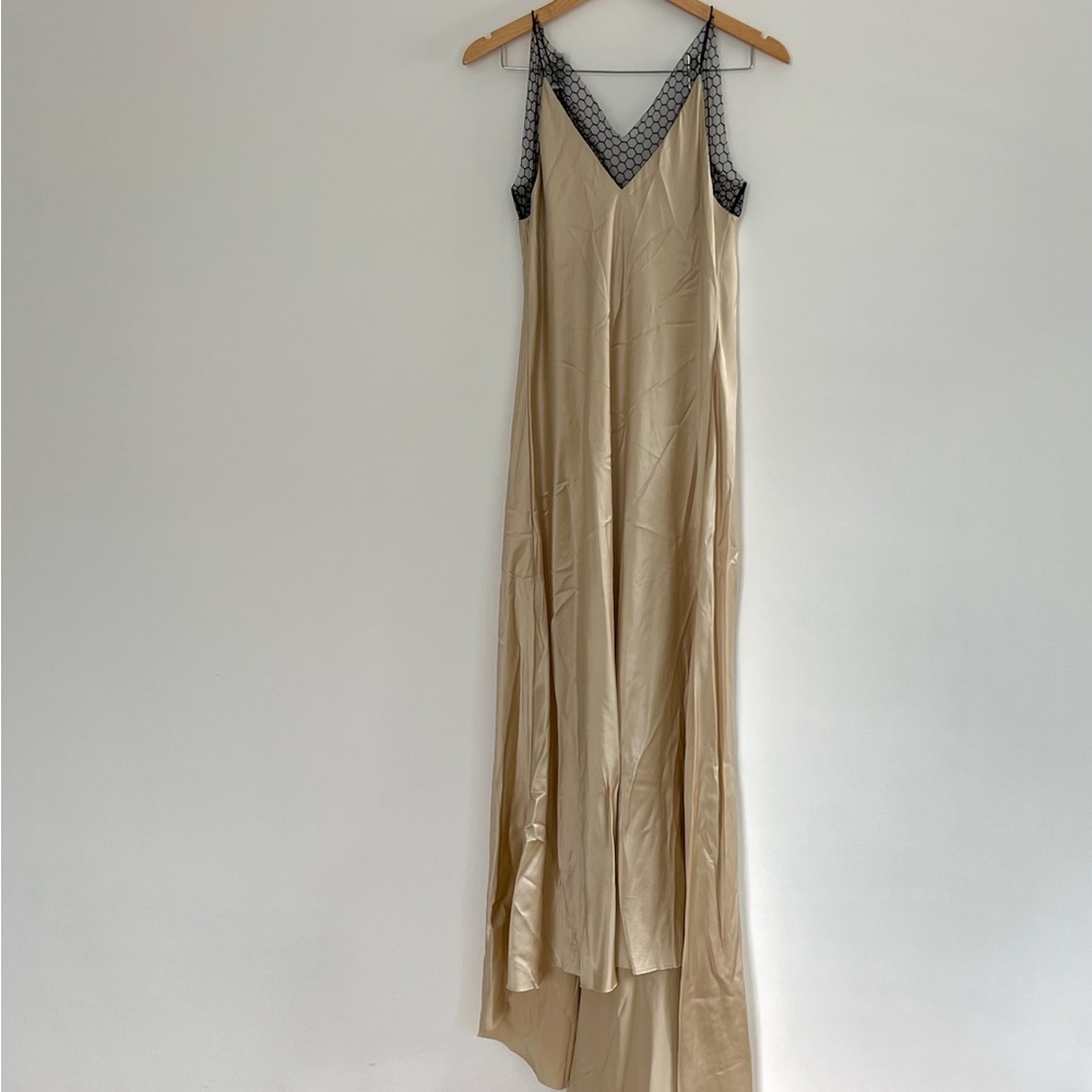 Walk of Shame 100% Silk Slip Dress Gown New